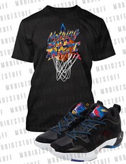 Mens Basketball Nothin but Net Graphic Sneaker Tee Shirt To Match J37 low