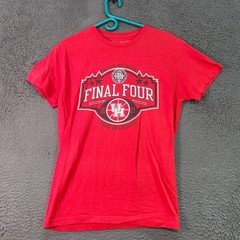 Houston Cougars Final Four NCAA Men’s Basketball Red T Shirt Medium