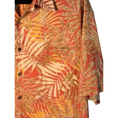 Tori Richard Large Tropical Button Down Shirt 100% Cotton Lawn Coastal Resort