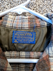 Vintage Pendleton 100% Virgin Wool Plaid Short Sleeve Shirt USA Men’s Large