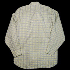 Robert Talbott Long Sleeve Button Down Shirt Window Pane Plaid Men’s Size Large