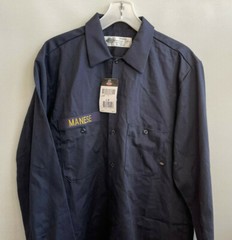 Dickies Occupational Workwear LL307DN Cotton Men’s Long Sleeve Work Shirt LR