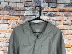 Mountain Hardware Canyon Vented Long Sleeve Shirt Outdoor Fishing XL Gray
