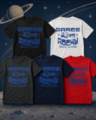 Grace Rocky Save Stars Shirt, Rocky Alien Friendship Sci-Fi Lover Gift Tee