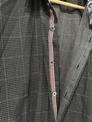 Bugatchi Shaped Fit Long-sleeve Button Up Dress Shirt Men’s Size XL