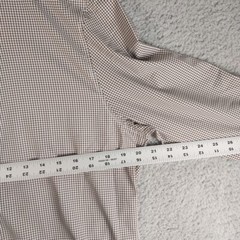 Con.Struct Shirt Mens Medium Gingham Check Cooling 4 Way Stretch