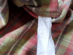 Double RL RRL Plaid Flannel Shirt Side Gussets Size M From Japan