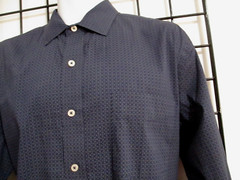 COLE HAAN ===LARGE=== TINY FLORAL PRINT / COTTON, NYLON, SPANDEX BLEND / SHIRT