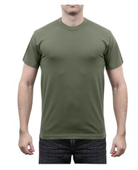 T-Shirt Variety 5 Pack All Five Solid Color 100% Cotton Short Sleeve Tees