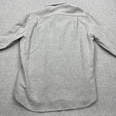 Ash & Erie Shirt Mens Large Gray Slim Fit Long Sleeve Double Faced Button Up