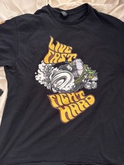 WWE John Cena Live Fast Fight Hard American Made T-Shirt Size L Gildan