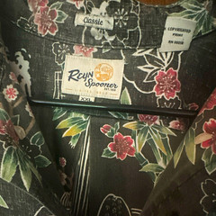 Reyn Spooner Classic XXL Black Floral Hawaiian Short Sleeve Button-Up Shirt