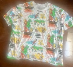 NICKELODEON “THE CLASSICS 90’s” ALL OVER PRINT TEE UNISEX 4X