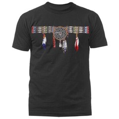 Dreamcatcher Feathers Tribal Native American T-shirt
