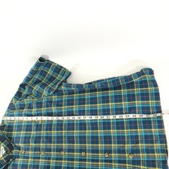Duluth Trading Co. BBQ Relaxed Fit Short Sleeve Shirt Men’s XL Plaid Cotton