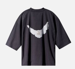 Yeezy Gap Engineered By Balenciaga 53 Dove 3/4 Sleeve Tee Dark Gray Medium