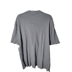 Van Heusen Mens Sz XXL Gray Solid Short Sleeve Classic Fit Polo Shirt