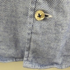 Stenstroms Fitted Body Blue Button Up Long Sleeve Shirt Men’s L Brushed Cotton