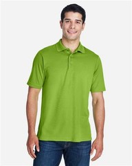 Core 365 Men’s 100% Poly Performance Piqué Polo Shirt R-88181 Acid Grreen Small