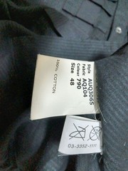 John Galliano Rare Sheer Gold Print Dress Shirt M (US S) Near Mint from Japan 7F