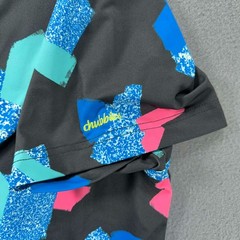 Chubbies Ab Stract Performance Polo Shirt L Abstract Golf Stretch UPF 50+