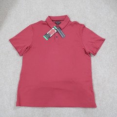 Banana Republic Polo Shirt XL Red Men’s Luxe Touch Performance 100% Cotton