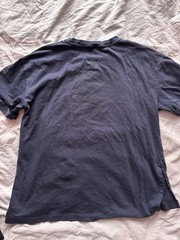 Fendi Roma Tropical Sunset Beaded Graphic T-Shirt Navy Cotton M