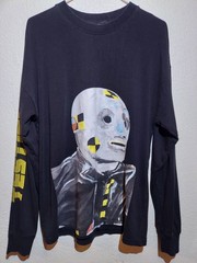 Nagri Testing In Progress Long Sleeve T-Shirt Men’s Size S Black Crash Dummies
