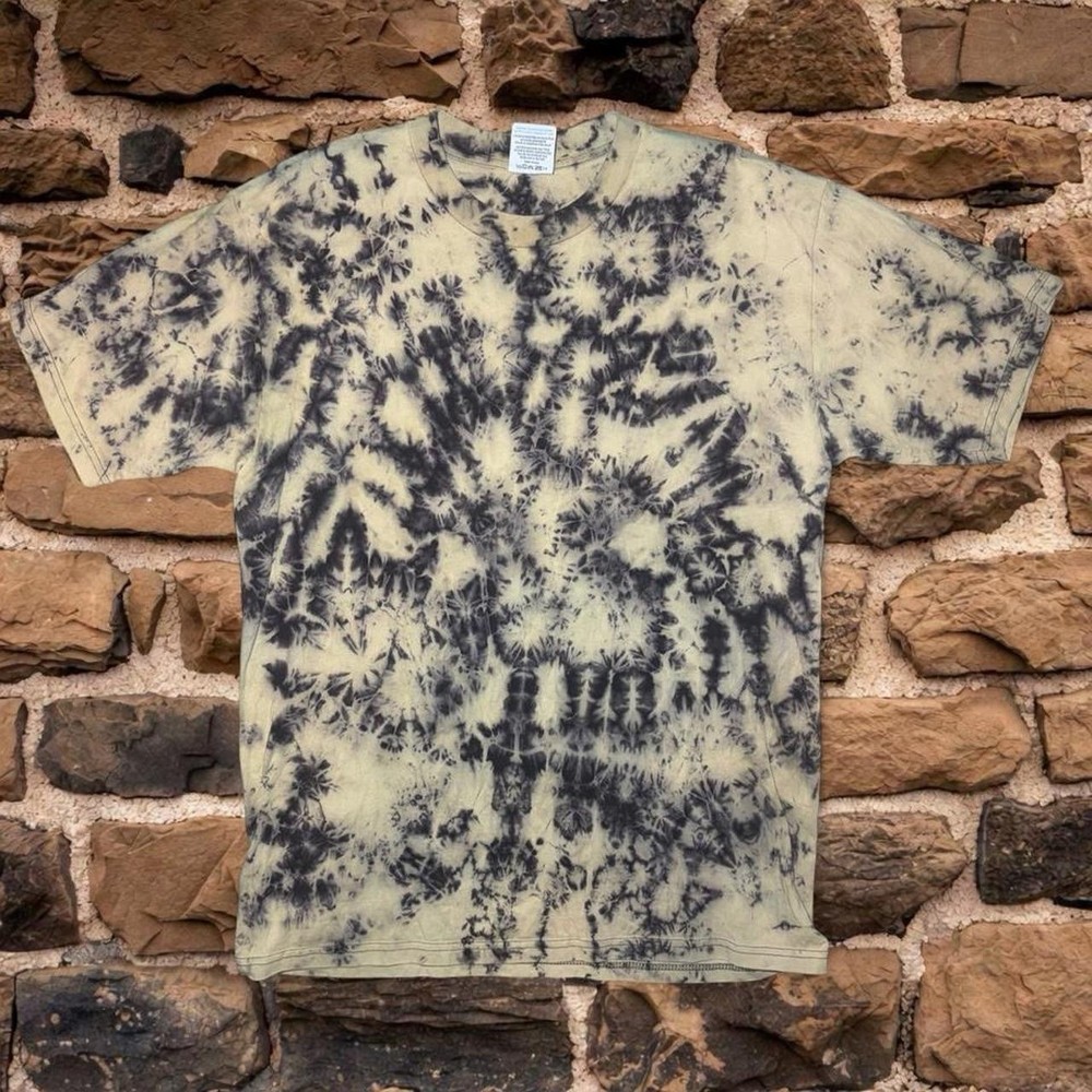 Handmade Custom Reverse Tie Dye Bone Color Mens Size XL Tall 1 of 1 Artist Sign