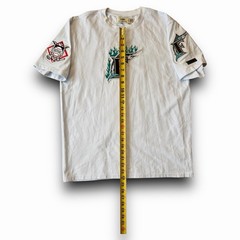 PRO Standard – Florida Marlins Flame Tee MLB Baseball – Mens Size Med – Blue