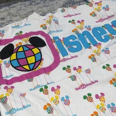 Walt Disney World 50th Anniv. Vault Collection Balloon Spirit Jersey Shirt L