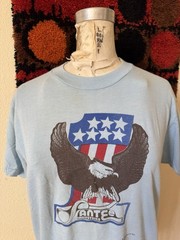 Vintage 80s Doubled Sided Eagle Biker #1 Santee Industries T Shirt motorcycle