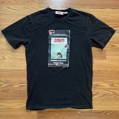Jaws Movie T Shirt Adult XS Black Universal Studios Official Retro Horror Film