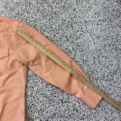 Rodeo Clothing Co Men Cotton Blend Salmon Size L Pearl Snap Shirt