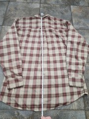 Pendleton Men’s Large Y2K Broadway Cloth Plaid Wrinkle Resistant Button Up Shirt
