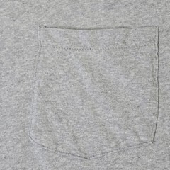 Vintage 80s Le Breve For Mervyns Gray Pocket T-Shirt Large 100% Combed Cotton