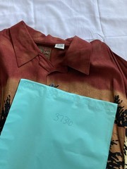 Vintage Pineapple Connections Shirt Mens XL Orange Hawaiian Aloha Surfer Rayon