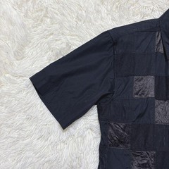 USED COMME DES GARCONS PATCHWORK SHORT-SLEEVED SHIRT (MIXED MATERIALS) GOOD