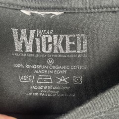 Wear Wicked Adult T Shirt Medium Black Movie Musical Organic Cotton Witches