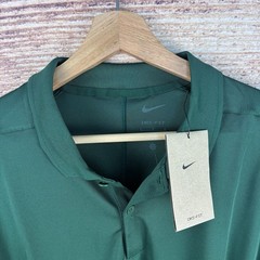 Nike Dri-Fit Men L Golf Polo Shirt Green Victory Short Sleeve DH0824-341 NWT