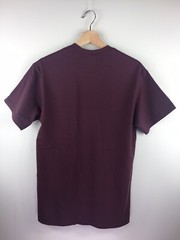 New Abner Tee Maroon Red Medium Heavyweight Ring Spun Cotton T-shirt Made in USA