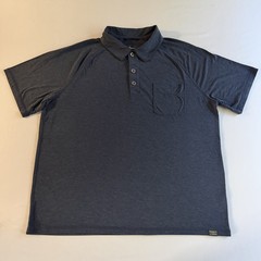 LL Bean SunSmart Polo Men L Performance Blend Stretch Lightweight UPF 50