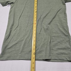 George Men’s GE V-Neck T-Shirt Faded Spruce Heathe in Sage Green Size XS( 30-32)