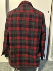 Coleman Thermal Lined Button Down Men’s Large Red Black Plaid Cold Weather