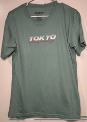 Tokyo Racing T-Shirt Mens Size M Green JDM Car Drift New Mint