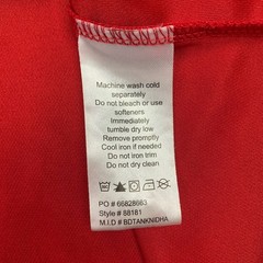 CORE365 Red Polyester Polo Shirt XL Embroidered Eagle Logo