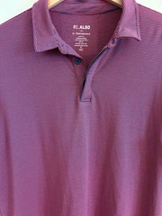 01. Algo Performance Polo Shirt Quick Dry UPF 40 Men’s XL Red Active Golf