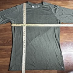 Tailored Athlete Basic Training Shirt Men XXL Green Performance Gym Technical
