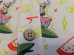 Shinesty Men’s Fruit Smash button down short sleeve shirt Size Large