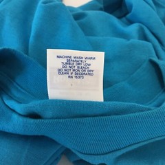 VTG 90s Royal First Class Solid OCEAN BLUE T-Shirt M USA MADE BLANK EUC